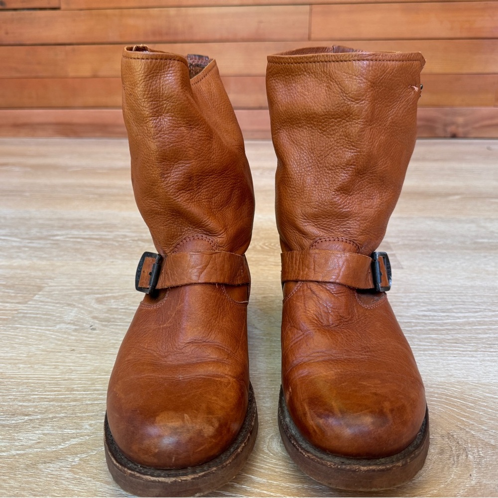 Frye Veronica Short Bootie Cognac Size 9